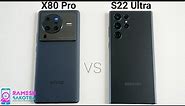 Vivo X80 Pro vs Samsung Galaxy S22 Ultra Speed Test and Camera Comparison