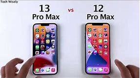 iPhone 13 Pro Max vs 12 Pro Max | SPEED TEST