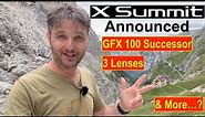 Fujifilm X Summit Announced for September 12: GFX100 Successor and 3 Lenses Coming (at LEAST)