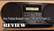Sony Portable Bluetooth Digital Tuner AM/FM Radio Cd | Review