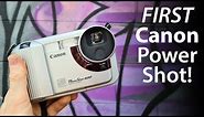 FIRST Canon PowerShot 600: 25 YEARS later! Retro review