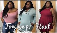 Plus Size Forever 21+ and Rainbow Haul (2017) | Try-On