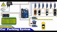 How to make Car Parking System using Arduino and i2c lcd display | Automatic Car Parking System