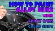 How to paint alloy wheels with spray cans Color Shift
