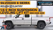 1999-2006 Silverado & Sierra Rough Country 1.50-2 in. Suspension Leveling Lift Kit Review & Install