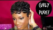HOW TO: Achieve The CURLY PIXIE Hairstyle | Lorissa Turner