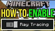 How To ENABLE RTX Ray Tracing In Minecraft!