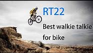 RT22 Best walkie talkie for bike丨small and portable walkie talkie