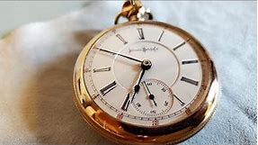 1895 Illinois Bunn Special Pocket Watch Inside and Out