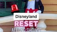 Disneyland reset no shows for Magic Key holders, according to media outlets #disneyland #disneyparks #magickeyholder