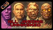 ALL JASON'S UNMASKED in Friday the 13th the game