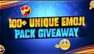 100+ Unique Emojis Pack Giveaway | Emojis Png Pack Download || No Password || Direct Download Link
