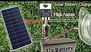 How to Make Solar Battery Charger at Home || Solar Battery Charger circuit Using 2n3055 Transistor