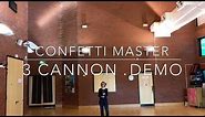 Confetti Cannon Size Comparison.