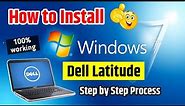 How to Install Windows 7 in Dell Laptop | Latitude E5540 Step by step Process