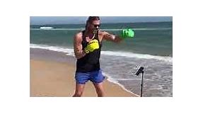 DribbleUp Smart Boxing Gloves Beach Workout #shorts