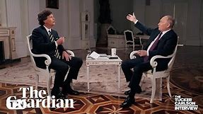 Vladimir Putin tells Tucker Carlson US should stop arming Ukraine to end war