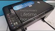 How to Find Out Page Usage on HP Deskjet F4440 F4480 F4580 Printets