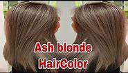 LIGHT ASH BLONDE HAIR COLOR | FOILAYAGE TECHNIQUE | Chading