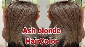 LIGHT ASH BLONDE HAIR COLOR | FOILAYAGE TECHNIQUE | Chading