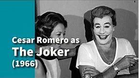 Cesar Romero as the Joker | Segment from Jean Boone - Interview with Cast of Batman (1966)