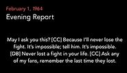 Real Time 1960s - Feb. 1, 1964 - In Miami, boxing expert...