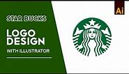 Adobe Illustrator Tutorial: Create a Starbucks Vector Art (HD) - 2021