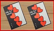 ✔️Tarjeta SIMPLE para el día del amor y la amistad 🥰 Manualidades para San Valentín 😘Valentine Card