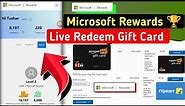 Microsoft Rewards 500rs Amazon Gift Card Redeem | How to Redeem Microsoft Rewards Gift Card