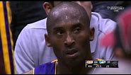Kobe Bryant gives Mike Brown the death stare!