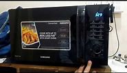 how to use Samsung 28 Liter Convection Microwave Oven model MC28H5145VK/TL, Black , full demo