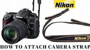 Attaching Camera Strap Neck Belt Nikon Official Way. Very easy attach DSLR, Mirror Less Camera Belt.
