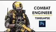 Combat Engineer - Character Design Timelapse