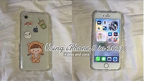 Using iPhone 8 in 2023 🍄 Pros and Cons / Aesthetic #iphone #iphone8