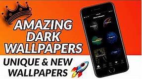 Best Dark Wallpaper App for iPhone | Best Wallpapers to Save iPhone Battery | iPhone Dark Wallpaper
