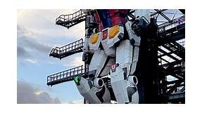 Giant Gundam robot in Japan
