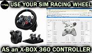 x360ce | How to Use your Sim Racing Wheel as an X-Box Controller | PC ONLY UPDATED Tutorial for 2021