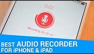 Best Audio Recorder Apps for iPhone & iPad