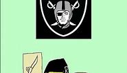 We REDESIGNED the Las Vegas Raiders Logo with MS PAINT!