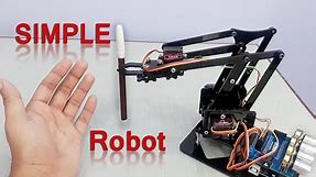 How to make a robot arm - Arduino | Acrylic Robot Claw Arm