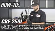 How To Upgrade the Fork Spring on a Honda CRF250L Rally