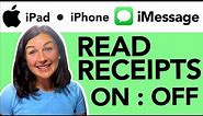 iPad & iPhone: How to Turn iMessage Read Receipts On or Off on Your iPad or iPhone