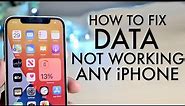 How To Fix Mobile Data Not Working On ANY iPhone!