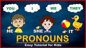 Pronouns | Pronoun for Kids | Pronouns for Grade 1 | Pronouns in English Grammar