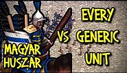 MAGYAR HUSZAR vs EVERY GENERIC UNIT | AoE II: Definitive Edition