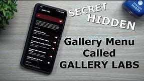 The Secret Is Out - Gallery Labs (The Hidden Menu)