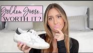 GOLDEN GOOSE REVIEW//Are they really worth it? how to tie laces, P448 comparison, sizing