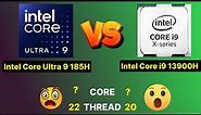Intel Core Ultra 9 185H 🆚 Intel Core i9 13900H |🔥Processor Compare🔥 |