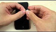How to insert the Nano SIM Card into Apple iPhone 5S