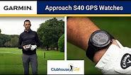 Garmin Approach S40 GPS Golf Watches